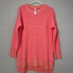 NWT Zenana Premium Coral Sweater
